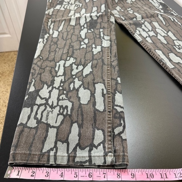 Vtg Cabela’s Trebark Camo Hunting Denim Jeans Sz 36 Outdoor Shooting Made in USA - Picture 10 of 11